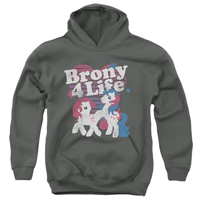 My Little Pony Kids Hoodie Brony 4 Life Charcoal Hoody • $37.79