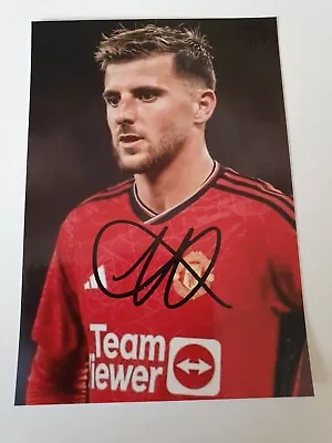 Mason Mount Manchester United Fc Hand Signed Photo 6” X 4”. • $1.23