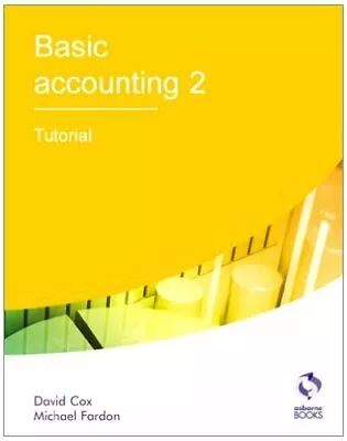 Basic Accounting 2 Tutorial (AAT Accounting - Level 2 Certificate In Accountin • £2.68