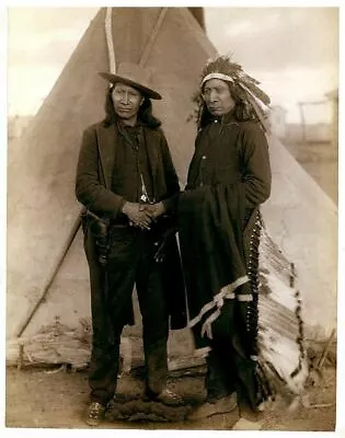 £4.20 • Buy Native American Indian Portrait Red Cloud 10x8 Photo Print Picture