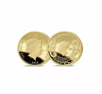 2019 Gold 1/4 Sovereign New Zealand Queen Victoria Commemorative Quarter Sov 22k • $230