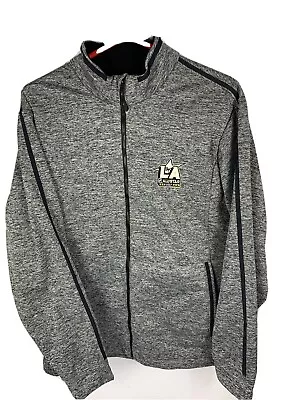 2017 NHL All Star Game Full Zip Fleece Lined Jacket Gray Mens Sz L LA Kings • $16.99