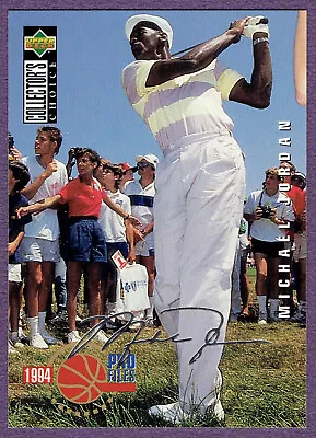 Michael Jordan 1994 UD Collector's Choice Pro Files  SILVER SIGNATURE #204 NM+ • $6.99