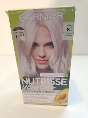 Garnier Nutrisse PL1 Lightest Platinum Hair Color Coconut Ultra Color Blondes  • $10.07