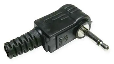 2.5mm Mono Jack Plug Audio Cable Connector 90 Degree Right Corner Angle MP3 PC • £4.89