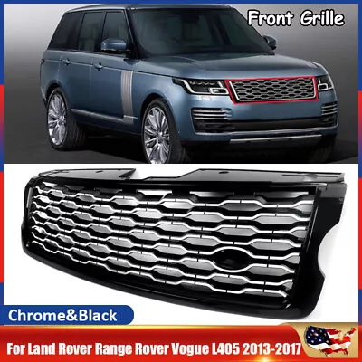 Front Bumper Grille Mesh Grill For Land Rover Range Rover Vogue L405 2013-2017 • $93.09