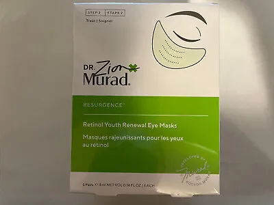 Dr Zion & Murad Retinol Youth Renewal Eye Masks*5 Pairs Brand New HUGE SAVE! • $22.99