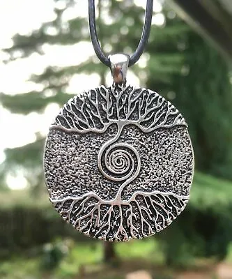 Tree Of Life Norse Viking Odin Pendant Warrior Mens Chain Necklace Jewelry • £3.98
