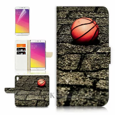 Basketball TPU Phone Wallet Case Cover For New Optus X Start 2 - 31046 • $13.99