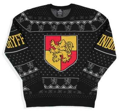 $44.95 • Buy Harry Potter Men's House Crests Ugly Christmas Sweater - All 4 Houses Available