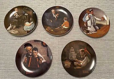 5 Rare Knowles Norman Rockwell Plates - 1981 Limited Edition • $225