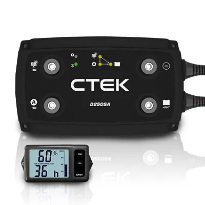 CTEK 20A OFF GRID Battery Charging System W/ D250SA & Digital Display Monitor • $694