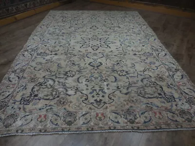 Tribal Vintage Farmhouse Geometric Hand Made Village Oriental Rug 6.7x9.8 Ft • $0.99