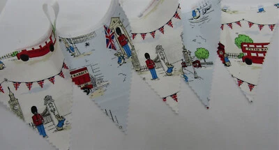 £6 • Buy Peter Rabbit Bunting London Nursery Bedroom Christening Decor Fabric Party