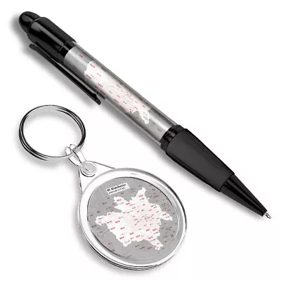 1 Ballpoint Pen & 1 Keyring Set Manchester District #55570 • £5.99