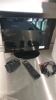 £95 • Buy MOTORHOME 16  INCH TV 12v FULL HD LED TV FREEVIEW HD, SAT & DVD USB CARAVAN TV
