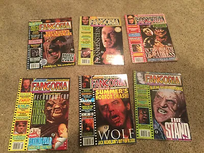 Fangoria Magazine Lot 3:  6 Issues - # 133 134 135 136 137 138 • $50