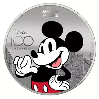 2023 Solomon Isl Disney 100 Years Of Wonder Mickey Mouse Proof 1oz Silver Coin • $2.25