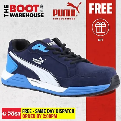 $149.95 • Buy Puma AIRTWIST BLUE 644627 - Light Weight, Metal Free Safety Shoe / Jogger.