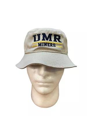 Vintage UMR Miners Bucket Hat Made In USA Beige • $29.99