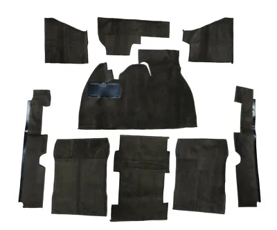 Carpet Kit W/ Foot Rest 9pc Black Fits VW Super Beetle 1973-1977 EMPI 3919 • $170.95