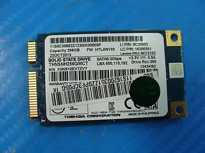 Lenovo 20266 Toshiba 256GB MSATA SSD Solid State Drive THNSNH256GMCT 04Y2103 • $24.99