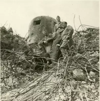 To The Victors Go: The Bombed Remains Of Allied Bunkers - German WW2 Photo • $3