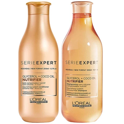£24.90 • Buy L'Oreal Serie Expert Nutrifier Shampoo & Conditioner 300ml/200ml | FREE SHIPPING