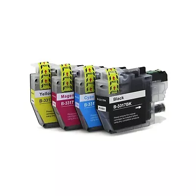 4x Generic Ink LC-3317 For Brother MFC-J6930DW MFC-J5730DW MFC-J6530DW • $17.70