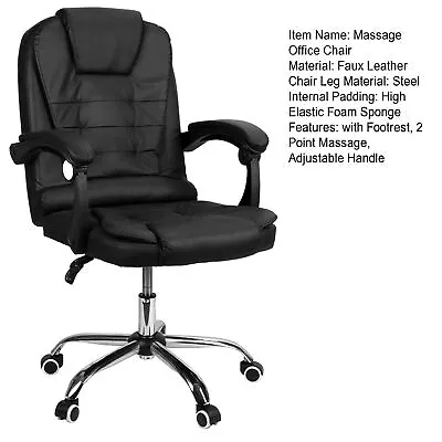 Massage Gaming Chair Office Ergonomic Racing Desk Chair Swivel Computer Chair  • $101.99
