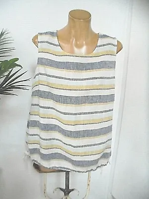 J GENERATIONl - LOVELY ! COTTON / LINEN TOP - MD IN AUS - EXC COND !! SZ 10 • $20