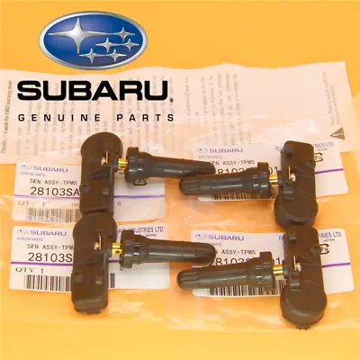 $73.50 • Buy New 4PCS TPMS Tire Air Pressure Sensors 28103SA001 28103AJ00A For Subaru WRX