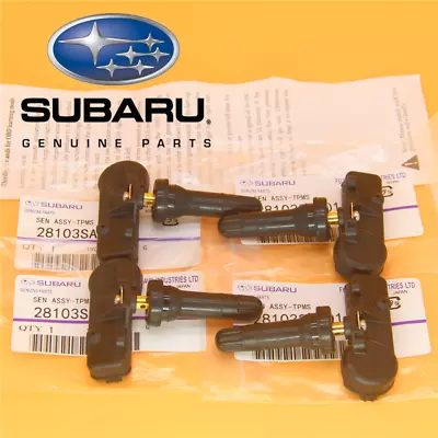 $73.50 • Buy New 4PCS TPMS Tire Air Pressure Sensors 28103SA001 28103AJ00A For Subaru WRX