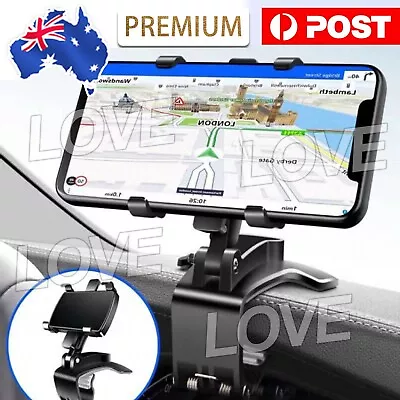 360° Rotation Dashboard Car Phone Holder Mount GPS Stand Cradle Clamp Universal • $9.85