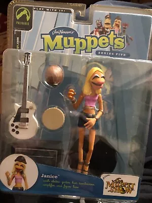 Jim Henson's The Muppets Series Five Janice Action Figure Palisades 2003 NRFP • $100