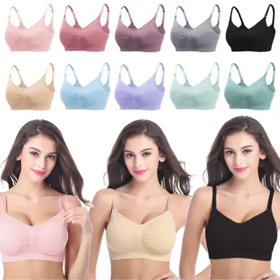 Multipack Seamless Comfort Bras For Everyday Wear Non Padded Non Wired Maternity • £7.99