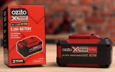 Ozito Power X Change 18V 5.2Ah Ultra High Capacity Li+ Battery Spare Replacement • $169