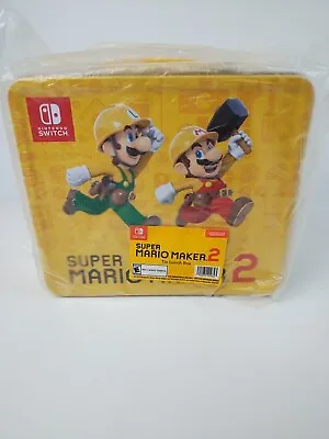 Super Mario Maker 2 Tin Lunch Box Nintendo Switch Target Promo • $16.96