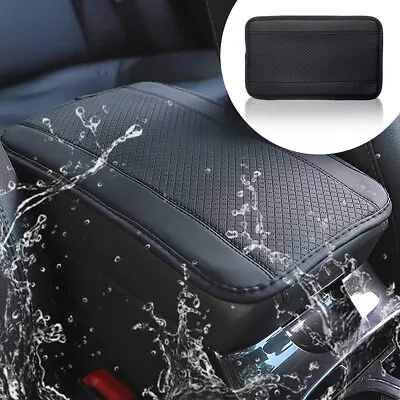 Car Armrest Box Pad Center Console Mat Protector Cover Car Accessories Black • $7.99