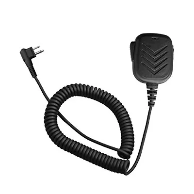 Handheld Shoulder Speaker Mic PTT Micphone For Motorola Dual Pin 2 Way Radio • $21.99