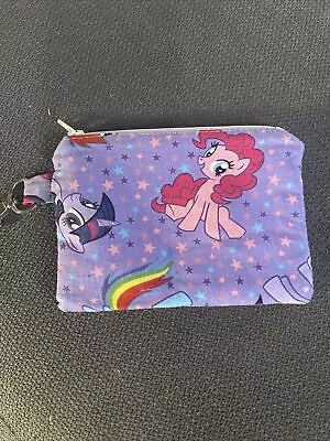 MY LITTLE PONY CHANGE PURSE Purple SOFT CASE W/ ZIPPER Cloth • $5