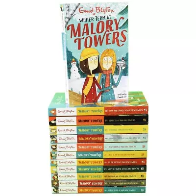 Enid Blyton Malory Towers Series Collection 12 Books Set Goodbye Malory Towers • £18.99