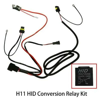 H1 H8 H11 HB4 9005 9006 9140 9145 Wiring Harness Xenon HID Conversion Kit Relay • $10.88