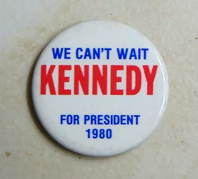 Ted Kennedy 1980 Campaign Pin Button Political • $2.25