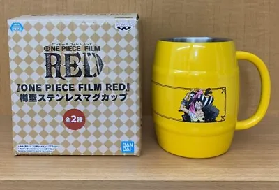 $52.55 • Buy ONE PIECE FILM RED Barrel-shaped Stainless Steel Mug Luffy 13cm Banpresto 2022