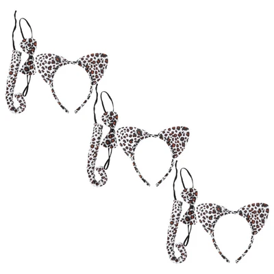  3 Sets Cartoon Headband Kids Animal Ear Accesorios Para Mujer Clothing • £9.26