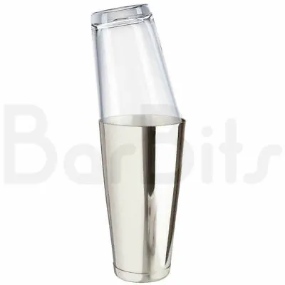 £8.95 • Buy BarBits Professional Boston Cocktail Shaker & Glass - 28oz & 16oz Drink Mixing