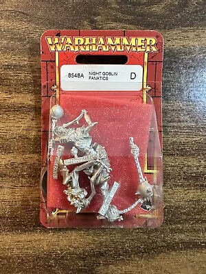 Games Workshop WHF Orcs & Goblins Night Goblin Fanatics NIB METAL • $35