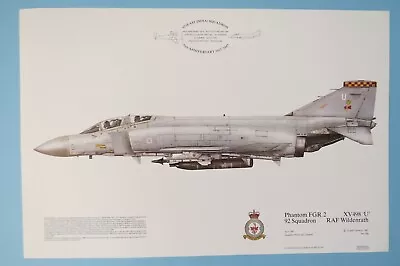 Squadron Prints - Phantom FGR.2 XV498 92 Squadron RAF Wildenrath - UNFRAMED • £9.25