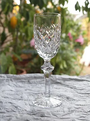 Waterford Crystal Powerscourt Sherry Glass Single Vintage Signed 6 3/8  Tall • £25